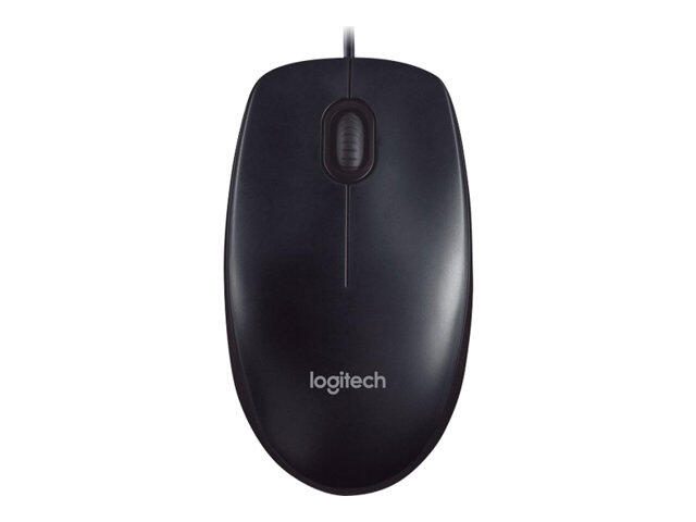 Logitech M90 Maus, dunkelgrau (kabelgebunden) 910-001793