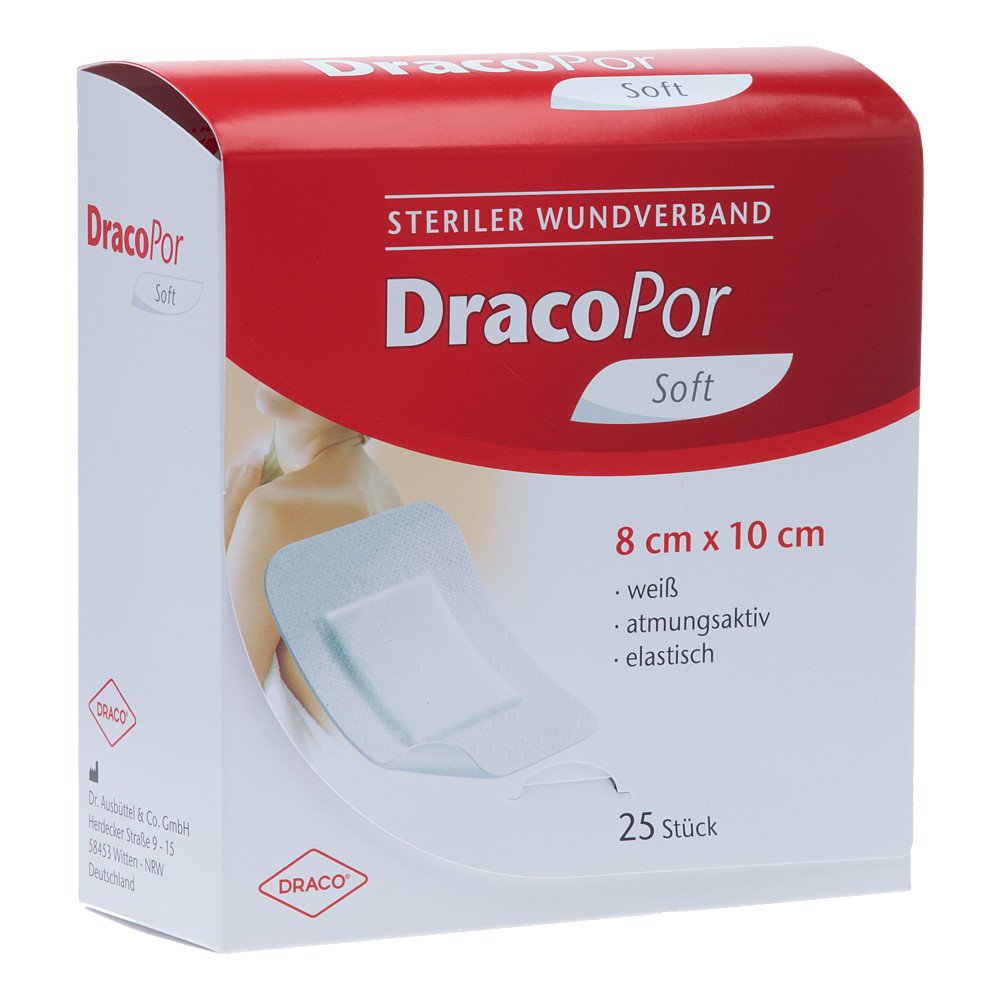 Dr. Ausbüttel GmbH & Co. KG Dracopor Wundverband 10x8cm steril 01424771