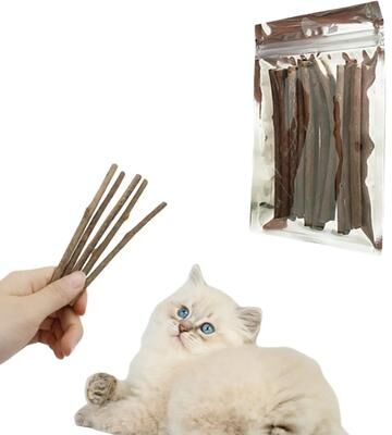 Inspired Living Natural Matatabi Cat Dental Chew Sticks Natural Matatabi Cat Dental Chew Sticks