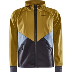 Craft, Herren, Skijacke, Glide Hoodie (L), Gelb, Mehrfarbig