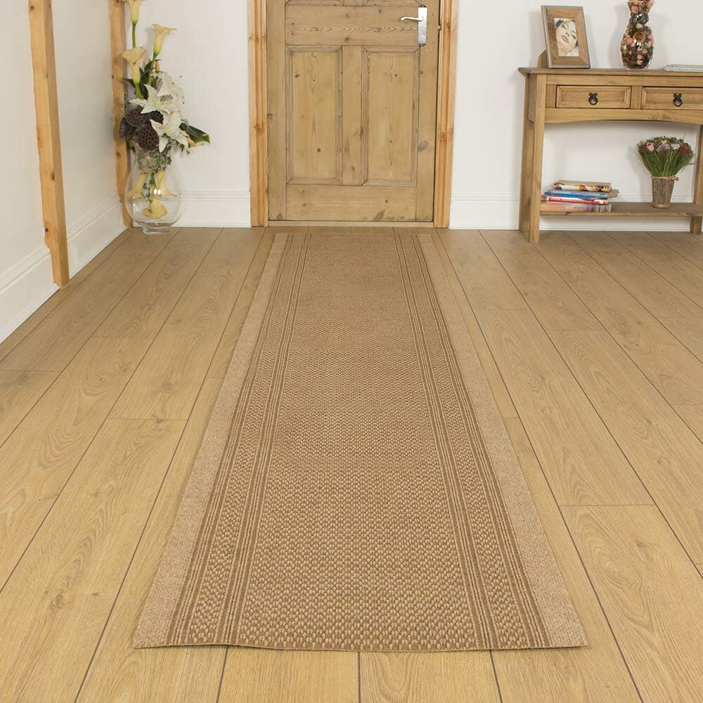 Brambly Cottage Acree Southwestern Indoor Area Rug Beige Runner 300cm x 80cm