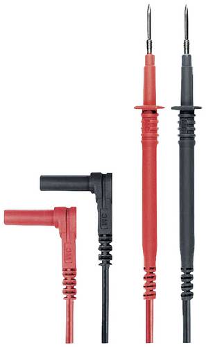 Gossen Metrawatt KS17-S Messleitung Prüfspitze 4 mm-Stecker 1.50m Rot/Schwarz 1St.