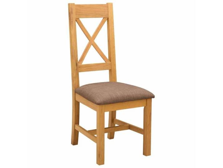 Meuble - Chaise de repas - Gris - Chaise de salle à manger 2 pc Bois de chêne massif Gris_19643