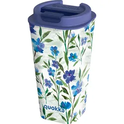 Quokka Vaso Ditsy Bloom Becher 450 ml mit doppelten Wänden