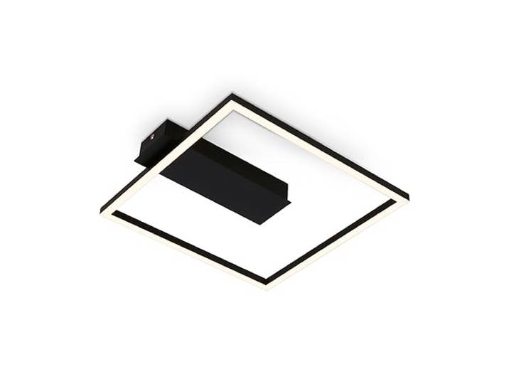 BRILONER - Plafonnier LED Frame\, plafonnier LED blanc chaud\, lampe 12W\, lampe de salon\, lampe de chambre\, 320x300x50 mm (LxlxH)
