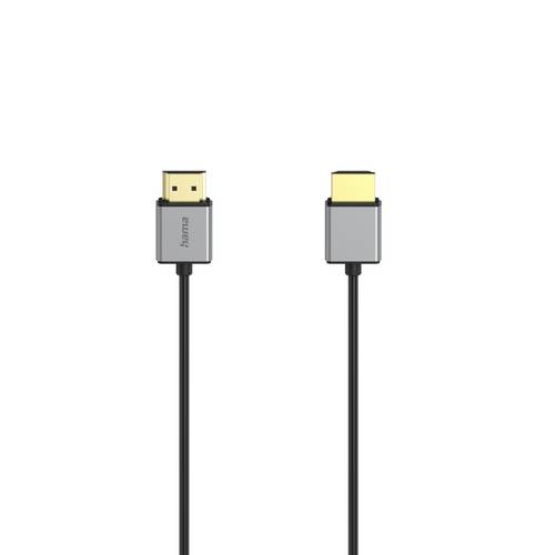 Hama 00205449 Ultra High Speed HDMI-Kabel, zertifiziert, Stecker-Stecker, 8K, Alu, 1,5m