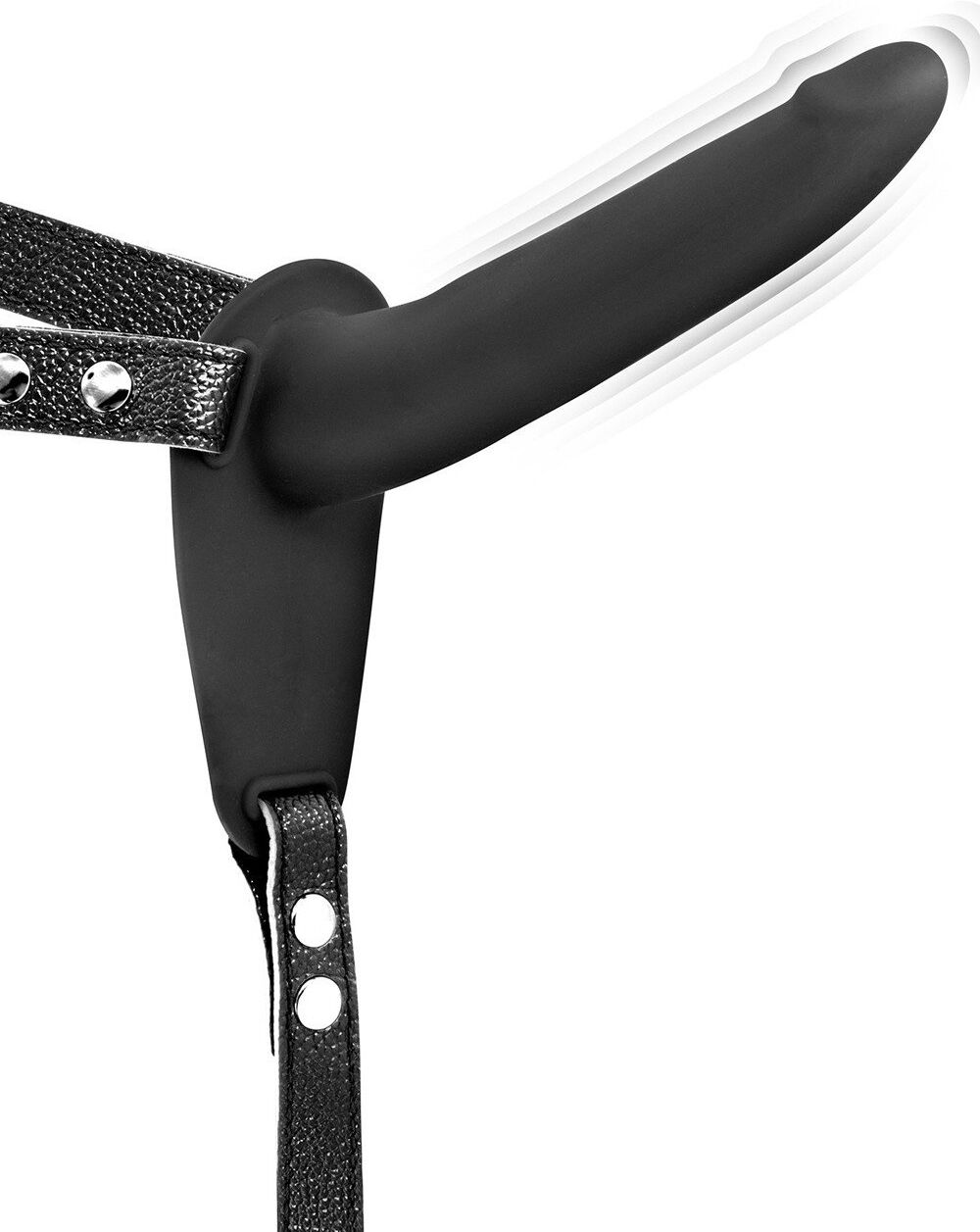 Fetish Tentation Gode Ceinture Vibrant USB Noir