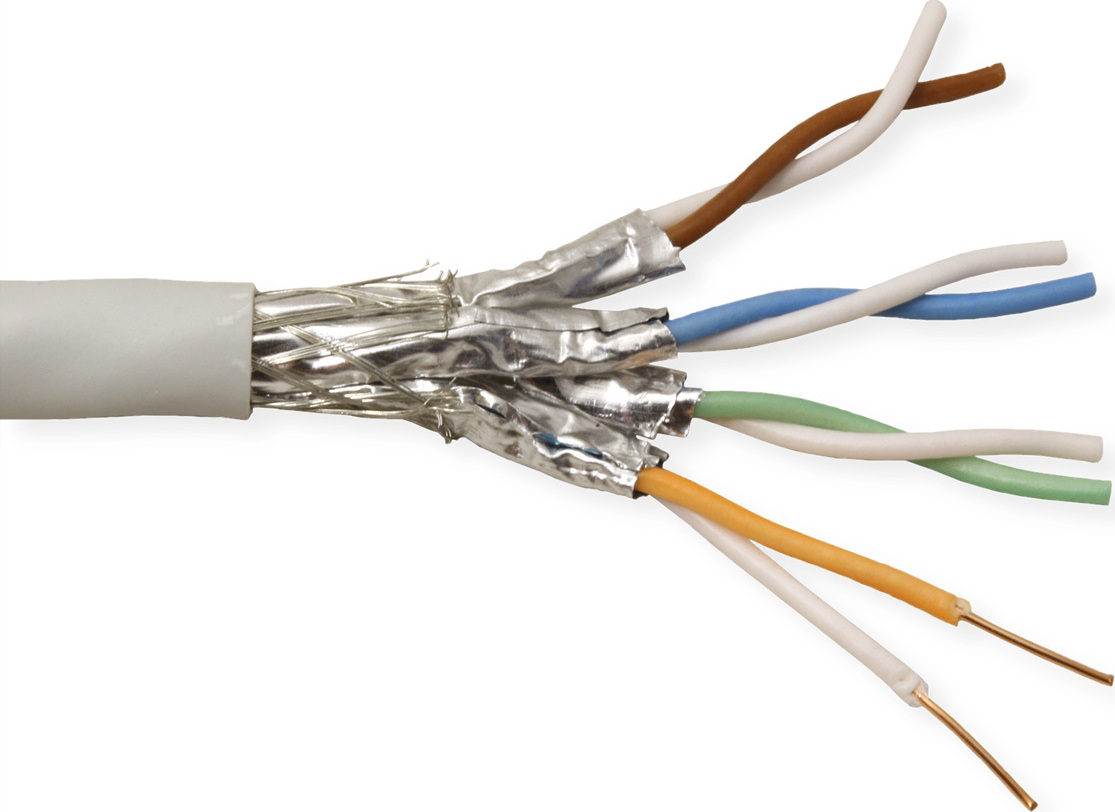 ROLINE S/FTP-(PiMF-) Kabel Cat.6 (Class E) Massivdraht, 300m
