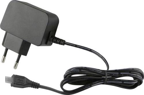 HN Power HNP12-MicroUSBL6 USB Ladegerät 1x Micro-USB Schwarz Innenbereich