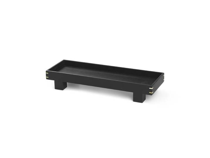 Ferm Living - Bon Holztablett, x-small / schwarz