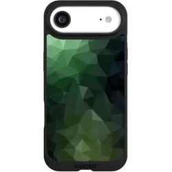 Nivocase Handyhülle für Apple iPhone Air Hülle NIVOpure Case Schwarz Geometric Mosaik Tarnmuster (Apple iPhone Air), Smartphone Hülle, Schwarz