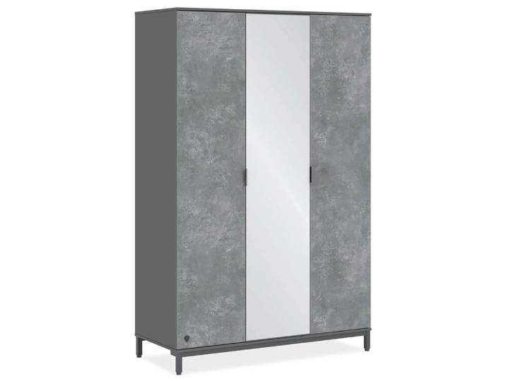Kleiderschrank Space Gray
