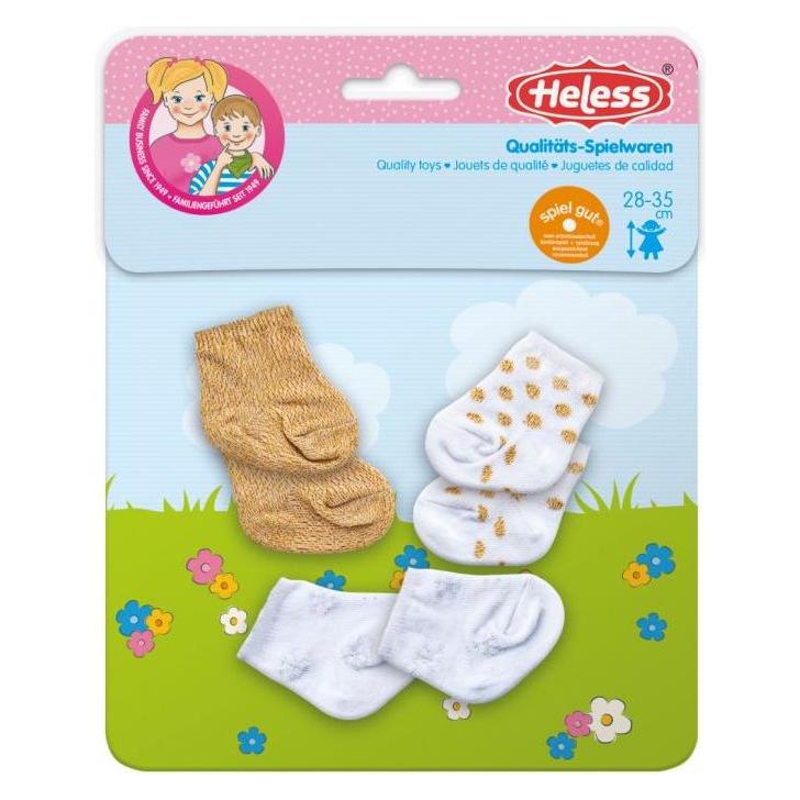 Heless Glitzerpuppensocken - 3 Paar (1711)