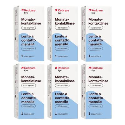 Redcare Monatslinse -3,5 5er-Pack 6x1 St Kontaktlinsen