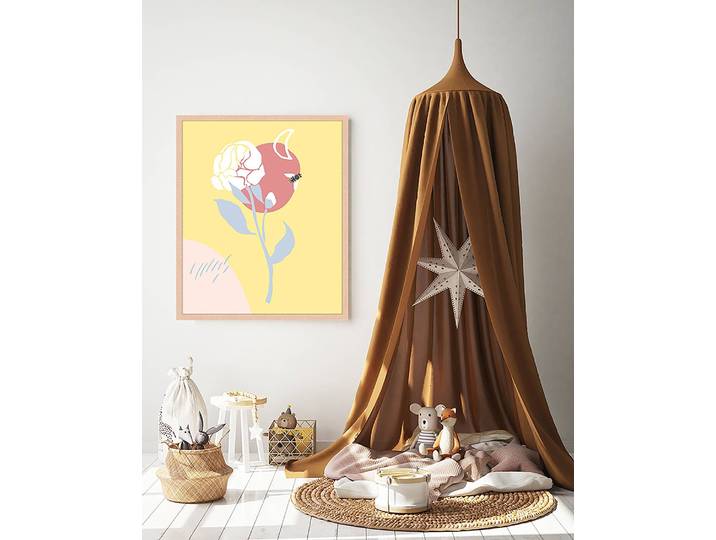 Tableau déco Colorful Spring 53 x 63cm Multicolore