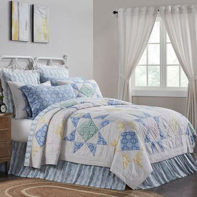 Vhc Brands Jolie Patchwork Quilt Multi Pastel, Twin, Multi Pastel