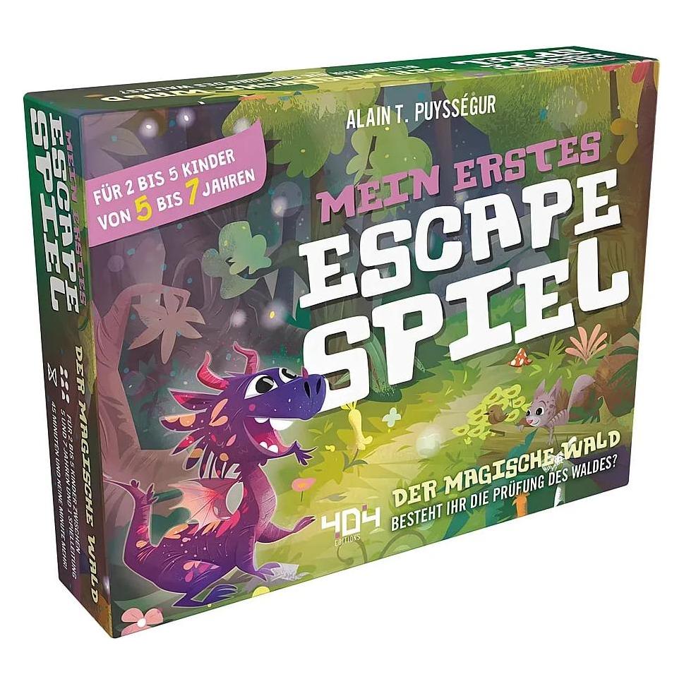 404 Editions OBOD0003 - Mein erstes Escape-Spiel: Der magische Wald, ab 5 Jahren (DE-Ausgabe) (Deutsch, 1 - 5 Spieler) (OBOD0003)