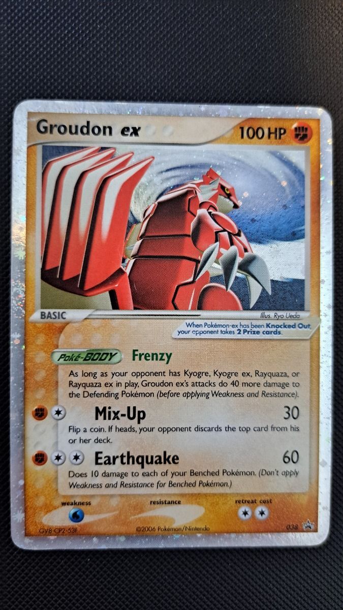 Groudon ex (NP 38) (LP) Pokemon (Käytetty)