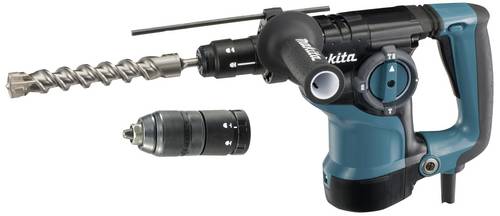 Makita HR2811FT SDS-Plus-Kombihammer, Bohrhammer 800 W inkl. Koffer, ohne Akku, ohne Ladegerät