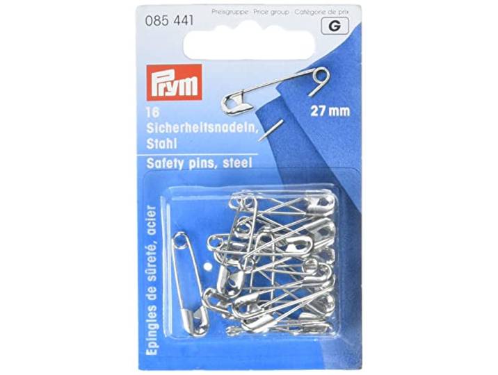 Prym - Prym Staal Zilver (27mm) Veiligheidspelden - 16 Stukken