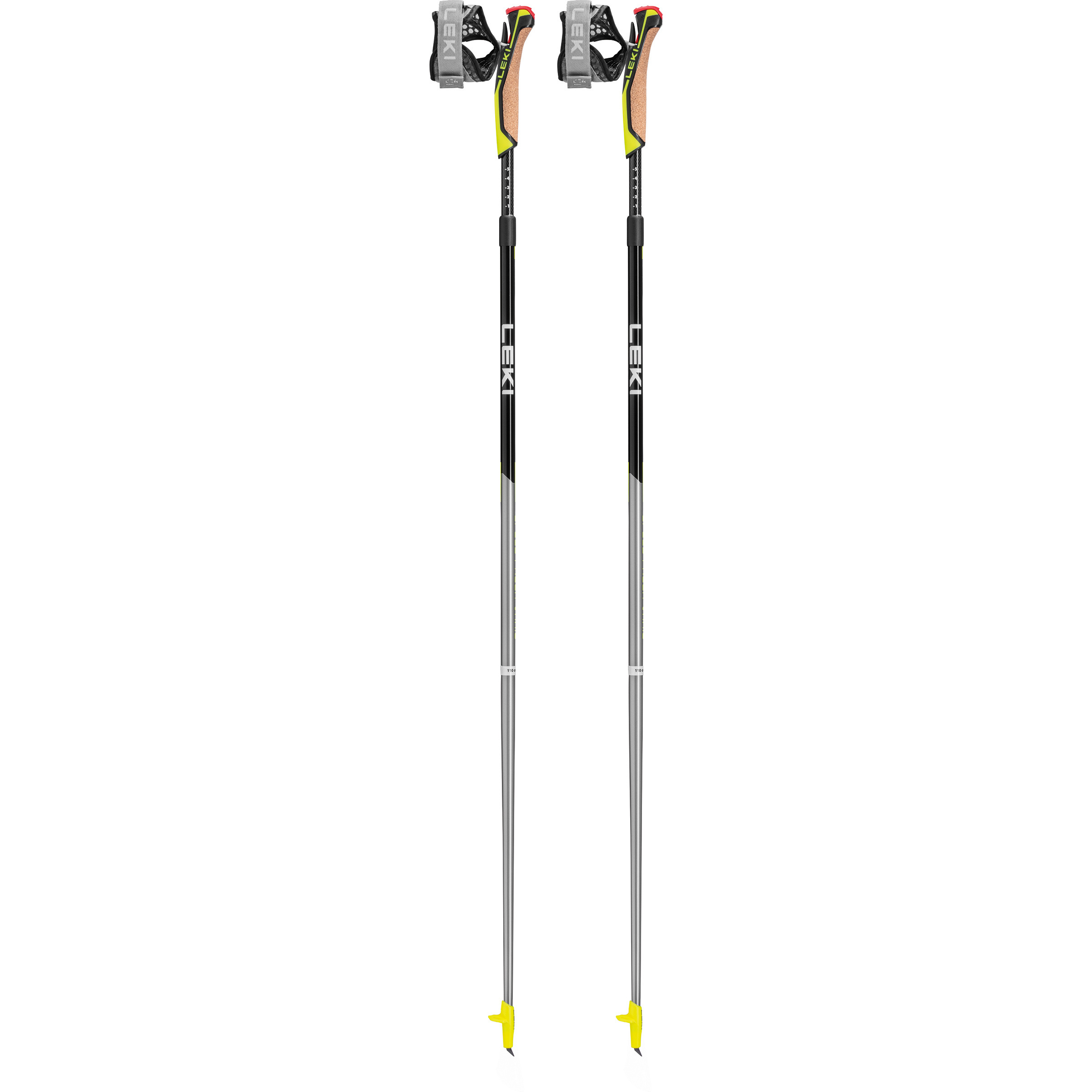 Leki Speed Pacer Vario Stöcke Wanderstöcke & Trekkingstöcke grau Größe 125CM Nordic Walking