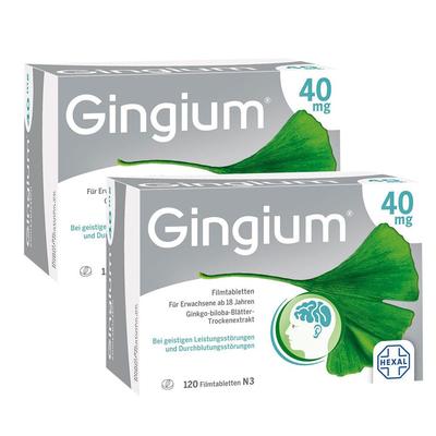 Gingium 40Mg Filmtabletten Doppelpack 2x120 St