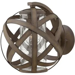 Elstead Lighting, Gartenbeleuchtung, Carson Aussen-Wandleuchte E27 Vintage Eisen IP44 (E27, IP44)