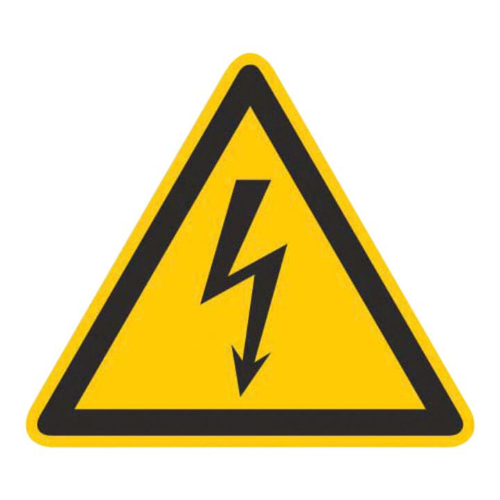 Cimco WZ Warn. elektr. Spannung Gr. 100x100x1 182720)
