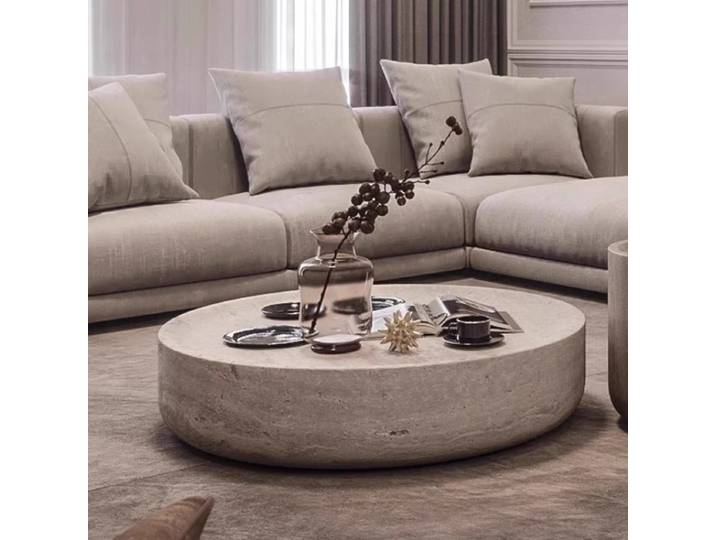 Table basse japonaise industrielle transparente, simple et mignonne, gain de place, table basse unique, meubles de salon, table d'appoint ronde de luxe