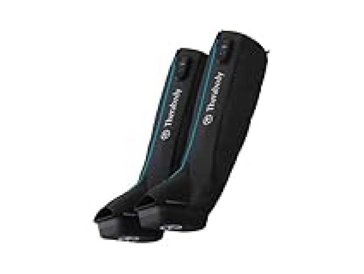 Therabody RecoveryAir JetBoots Bottes de compression de massage – Manchon de compression des jambes et masseur de pieds pour la circulation et le soulagement de la douleur, la récupération musculaire,