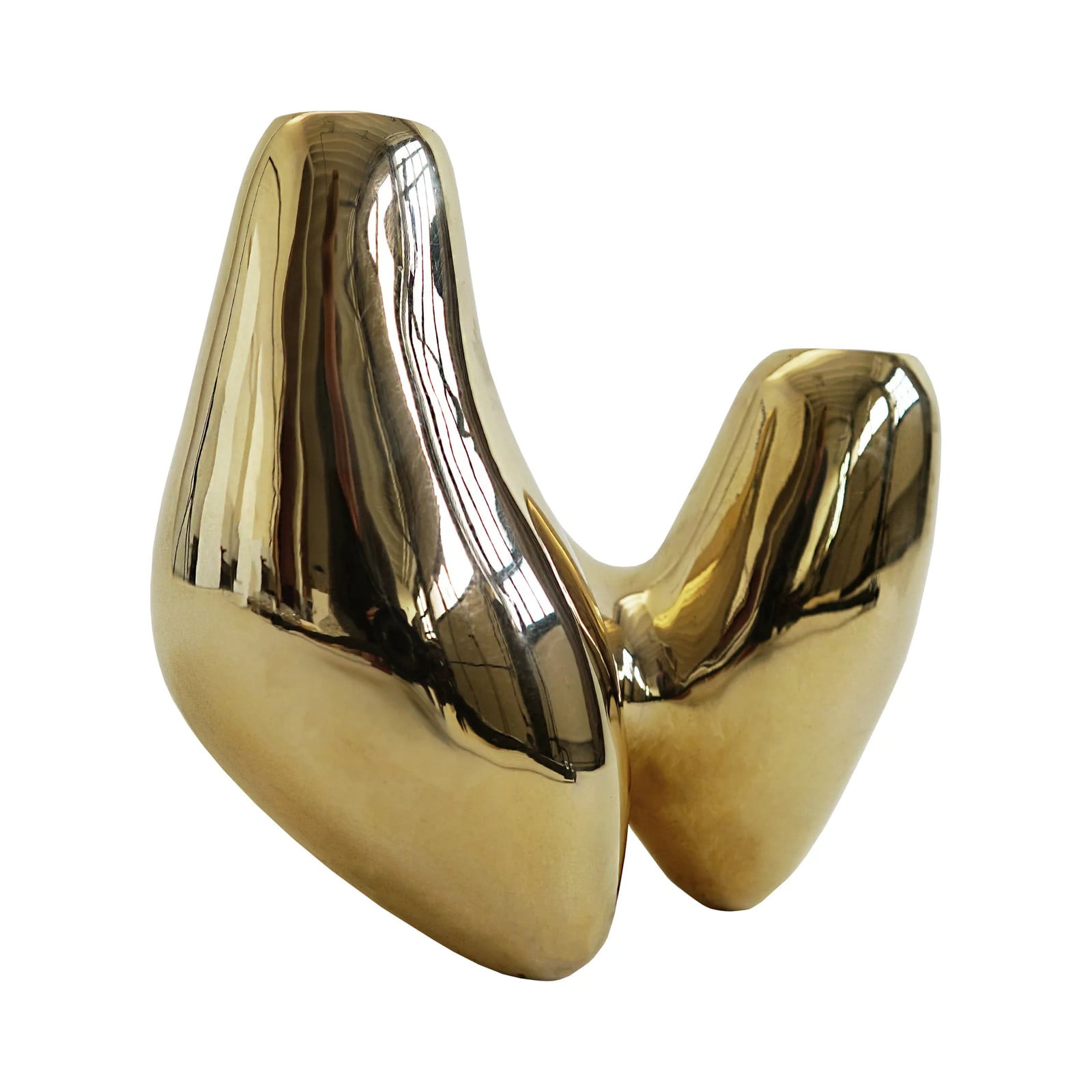 Hein Studio Unity kandelaar Brass voor stompkaarsen