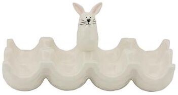 10 Strawberry Street Bunny Egg Crate Serving Platter - 8-section