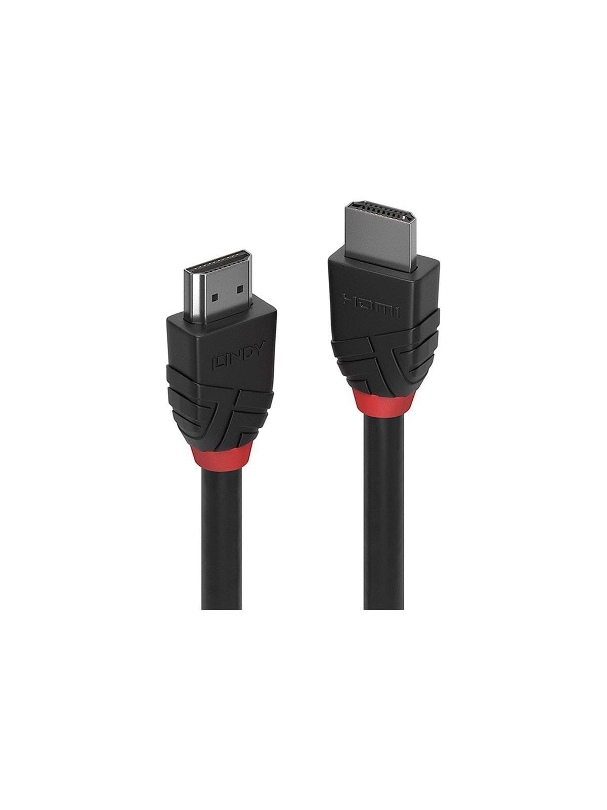 Lindy Black Line HDMI cable with Ethernet - 5 m