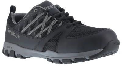 Reebok Work Sublite Work - Mens 8.5 Black Oxford Shoes Medium