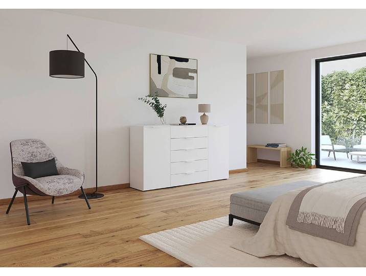 Sideboard Flipp 180cm Weiß/Alpinweiß