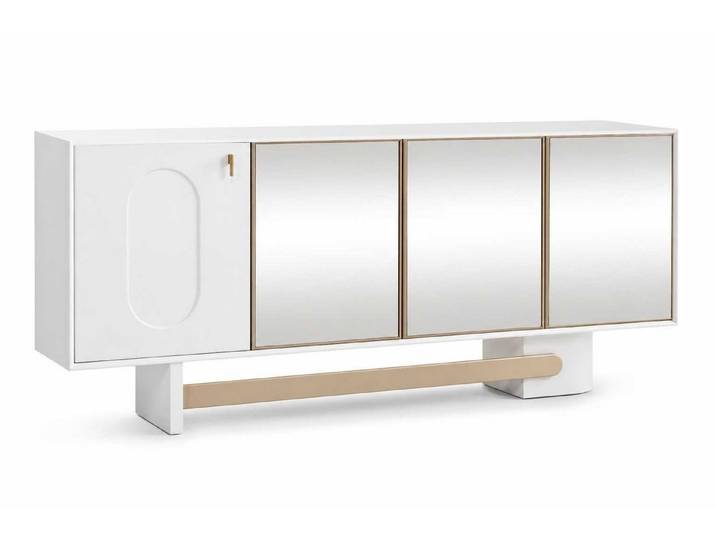 Xlmoebel Sideboard Moderner Buffetschrank in Weiß – Elegantes Esszimmer Sideboard (1 St., Moderner Buffetschrank in Weiß), Made in Europa