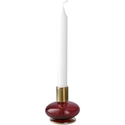 Bubble Kerzenständer für Stabkerzen 8 cm, bordeauxrot