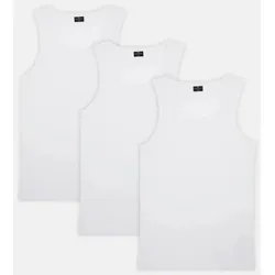 ORGANIC COTTON TANK TOP - 3-Pack - Weiß - 2XL