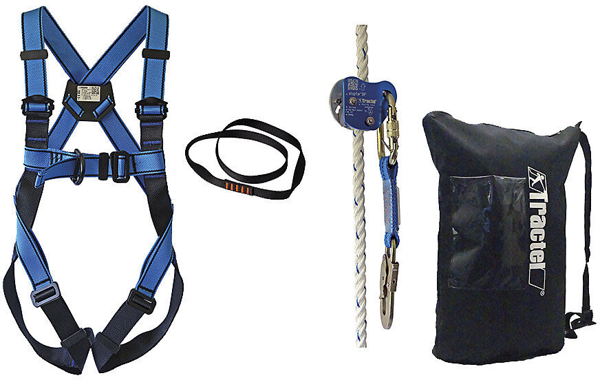kaiserkraft PSA-Fallschutz-Set Industrie, Tragfähigkeit 150 kg, M