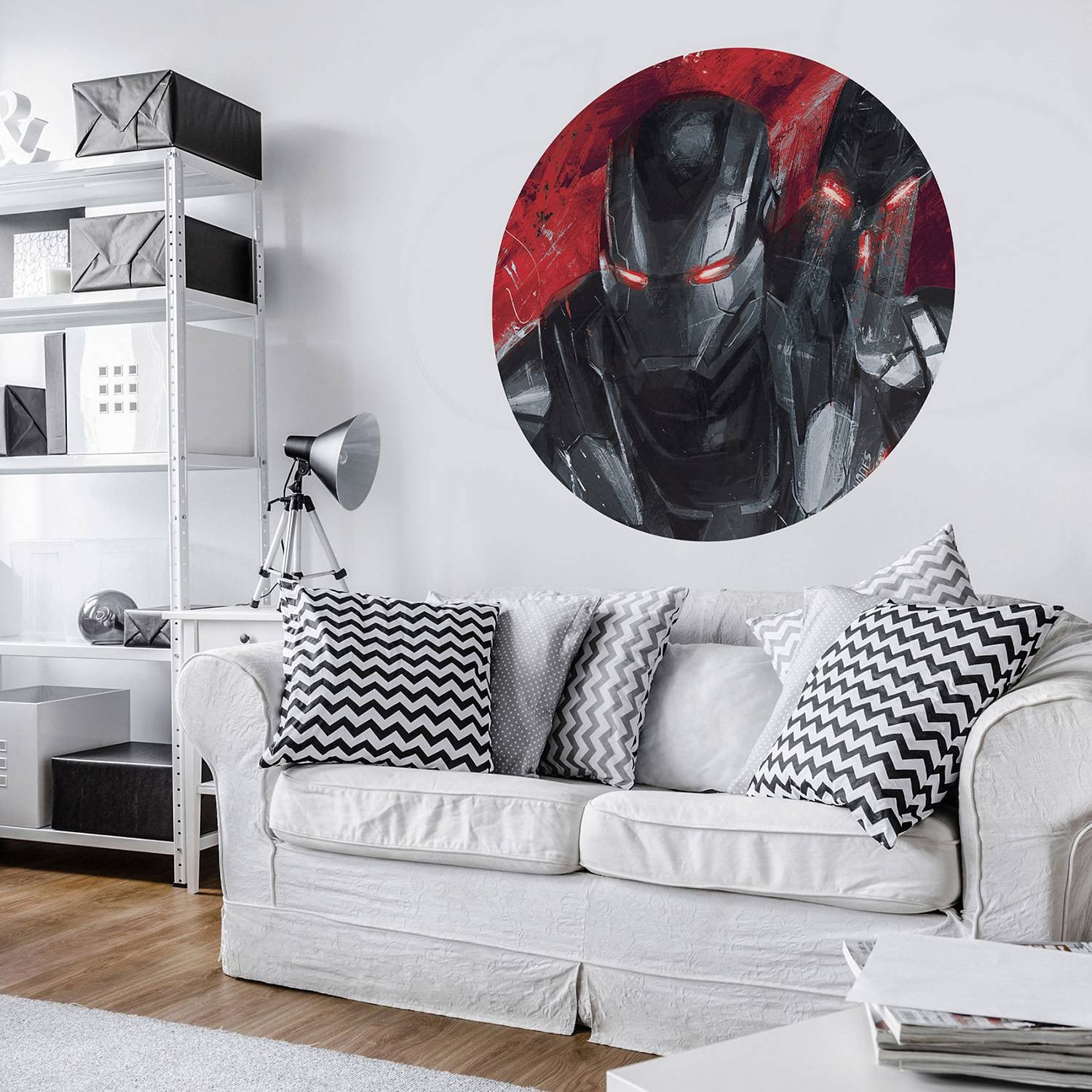 home24 Vlies-fotobehang Avengers War-Machine 128 x 128 cm