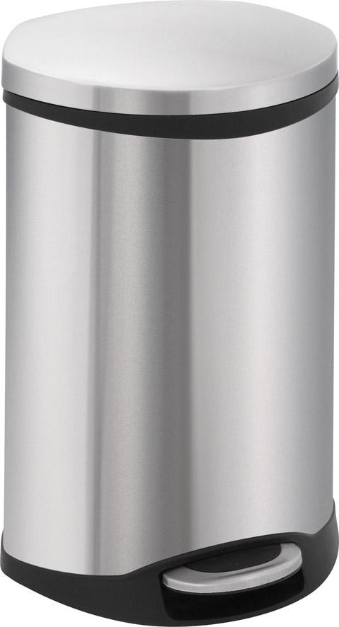 Eko-Europe Shell EKO afvalbak, 18 liter, mat roestvrij staal