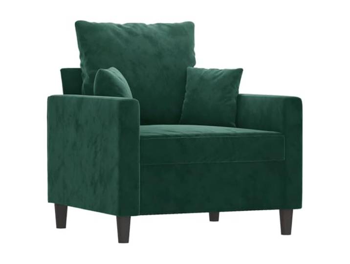 vidaXL Sessel Dunkelgrün 60 cm Samt