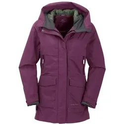 MAUL Damen Funktionsjacke Tyra Megatex Parka+Kapuze, Größe 38 in Lila Lila