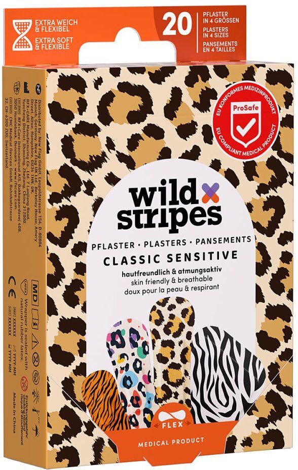 Wild Stripes Classic Sensitive Animal Int Pflaster