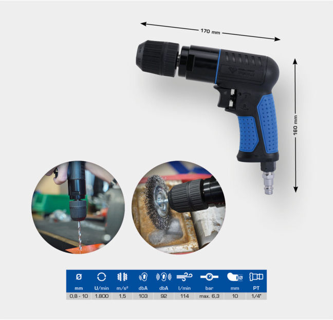 Brilliant Tools Perceuse pneumatique (BT160704)