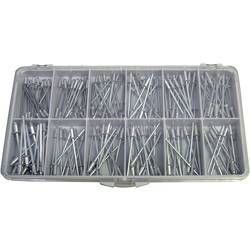 TOOLCRAFT DIN 7337 ALU/STZN Nieten Sortiment Inhalt 1 Set