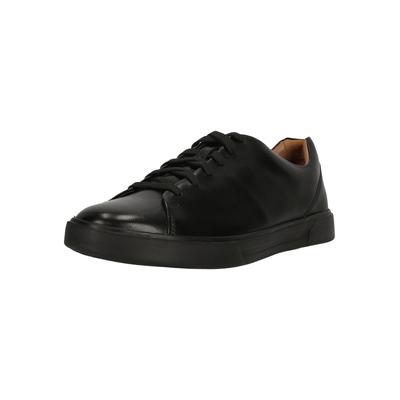 Sneaker CLARKS "Un Costa Lace Black", Herren, Gr. 44,5, schwarz, Leder, Schuhe Sneaker, mit hervorragender Dämpfung