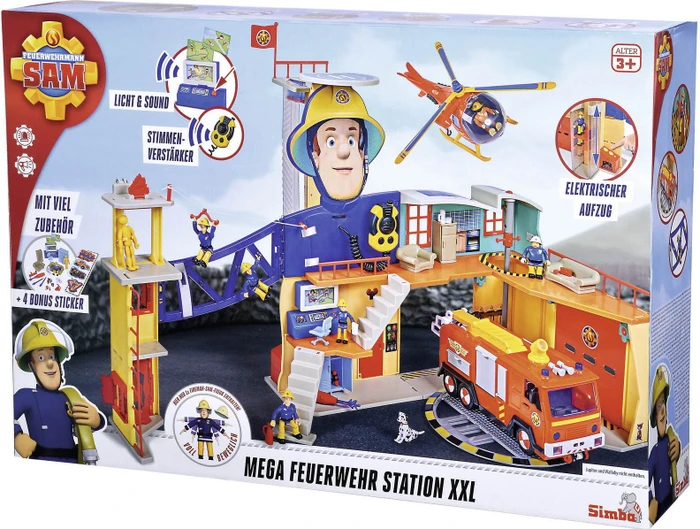 Simba-Dickie Feuerwehrmann Sam Mega-Feuerwehrstation XXL