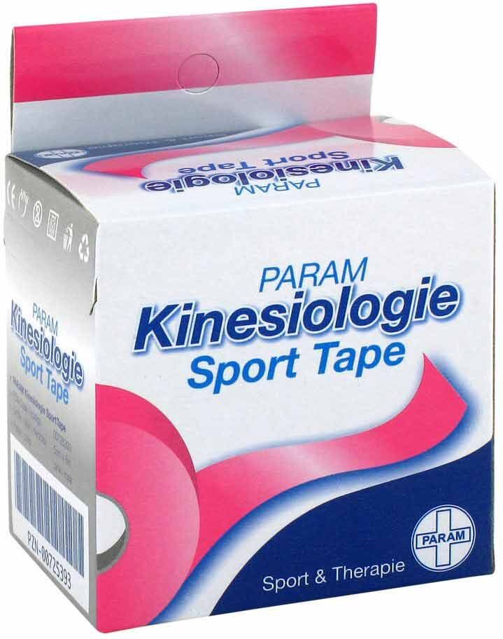 Param GmbH Kinesiologie Sport Tape 5 cmx5 m pink