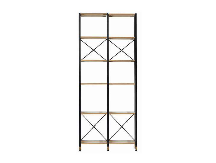 Regal-Set, Hochwertiges Material, 87,5×30×210 cm, Offene & Geschlossene Fächer, Klassisch & Modern